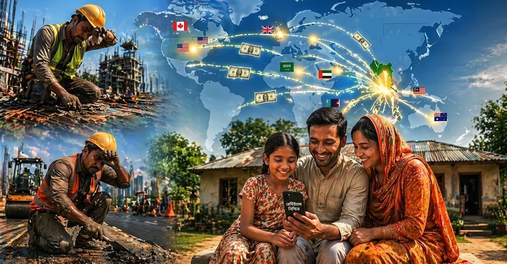 এক বছরে প্রবাস আয় বেড়েছে ১৭.৩ শতাংশ, সামনে নতুন শঙ্কা